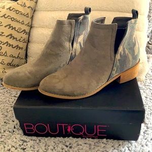 CORKYS Camo Ankle Boots